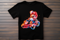 T-shirt Mario Kart - Mario Kitsune Print Studio