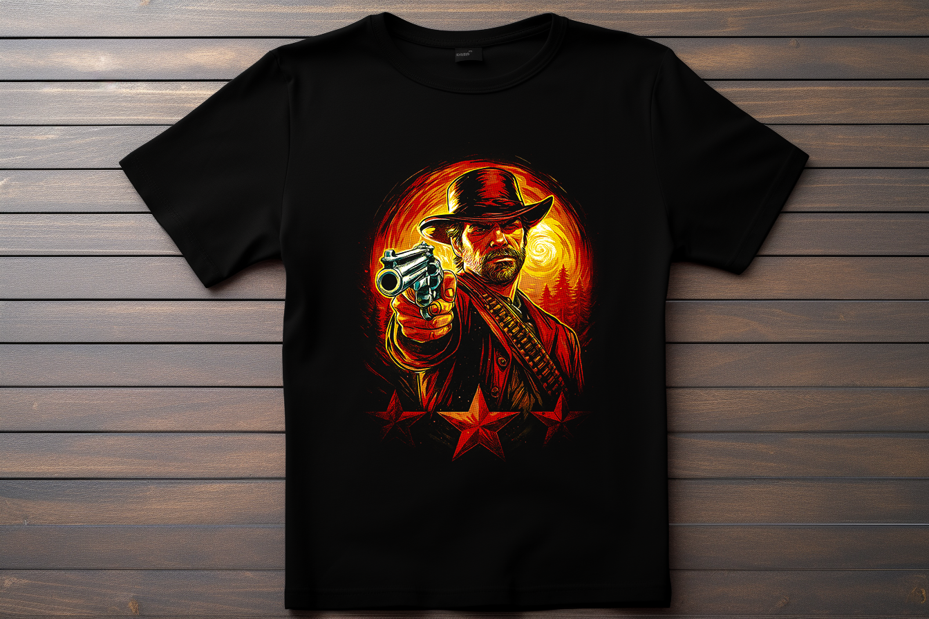 T-shirt Red Dead Redemption 2 - Arthur Morgan Kitsune Print Studio