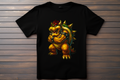 T-shirt Mario - Bowser Kitsune Print Studio