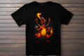 T-shirt Pokémon - Dracaufeu Kitsune Print Studio