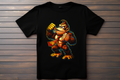 T-shirt Donkey Kong Kitsune Print Studio