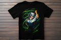 T-shirt Demon Slayer - Shinazugawa Sanemi Kitsune Print Studio