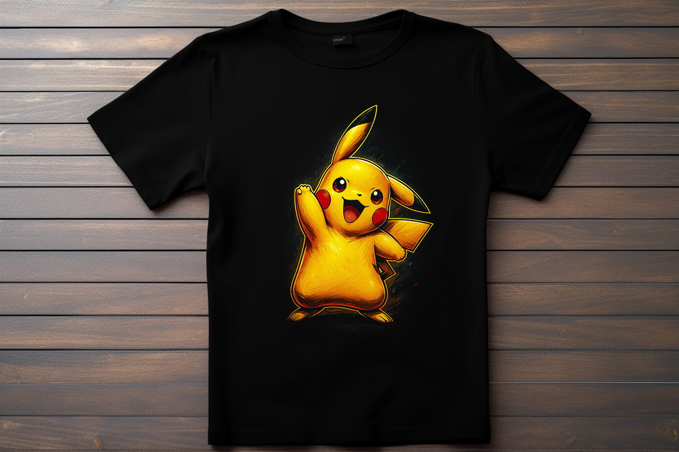 T-shirt Pokemon - Pikachu Kitsune Print Studio