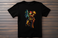 T-shirt Metroid - Samus Kitsune Print Studio