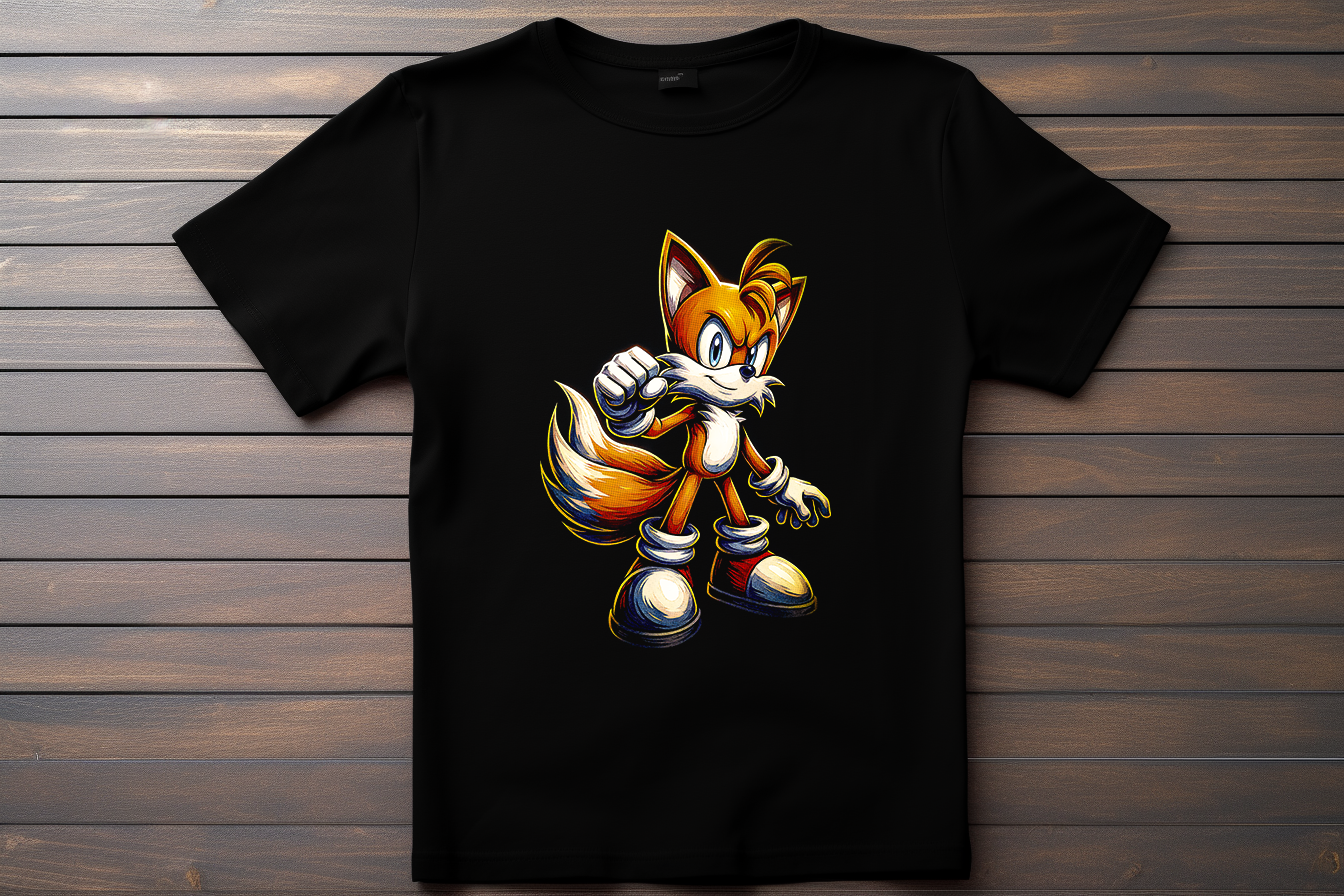 T-shirt Sonic - Tails Kitsune Print Studio