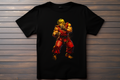 T-shirt Street Fighter - Ken Kitsune Print Studio