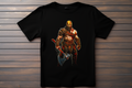 T-shirt God Of War - Kratos Kitsune Print Studio