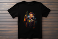 T-shirt Cyberpunk - V Kitsune Print Studio