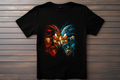 T-shirt Sonic - Sonic VS Shadow Kitsune Print Studio