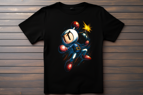 T-shirt Bomberman Kitsune Print Studio