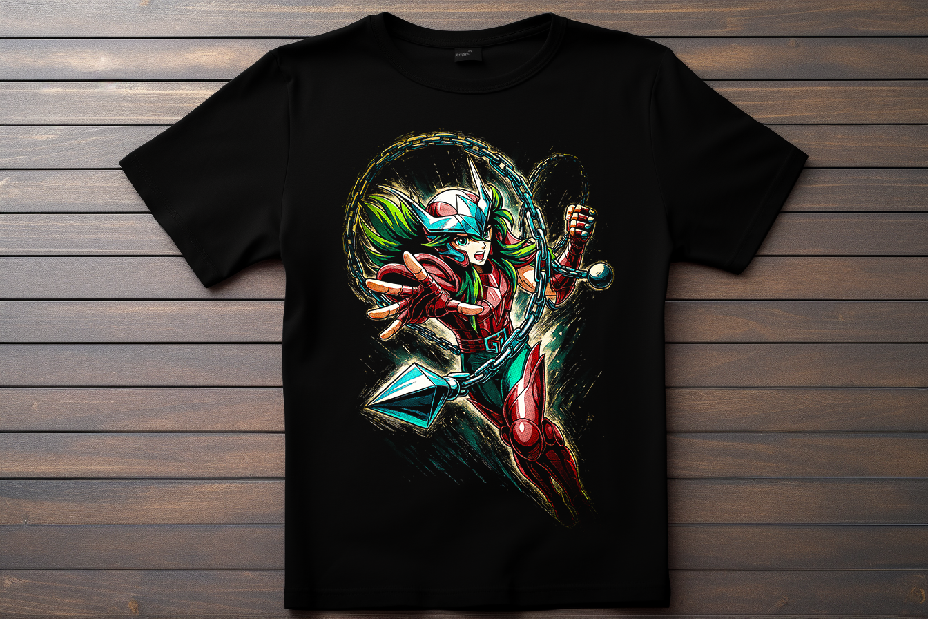 T-shirt Saint Seiya - Shun Kitsune Print Studio