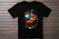 T-shirt Street Fighter - Ryu Kitsune Print Studio