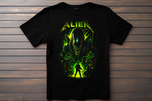 T-shirt Alien Kitsune Print Studio
