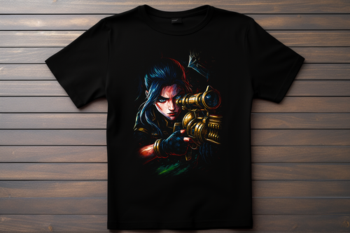 T-shirt Arcane - Caitlyn Kitsune Print Studio