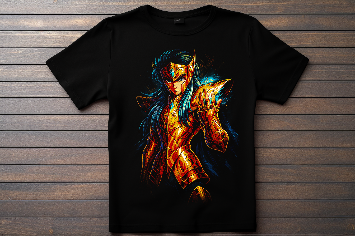 T-shirt Saint Seiya - Camus Kitsune Print Studio