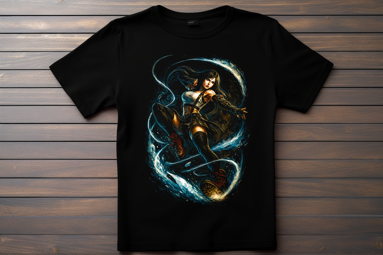 T-shirt Final Fantasy 7 - Tifa Kitsune Print Studio