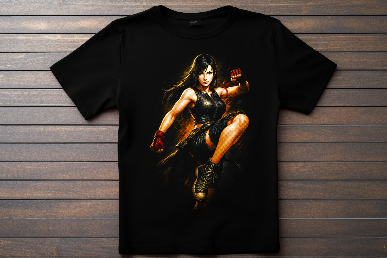 T-shirt Final Fantasy 7 - Tifa Kitsune Print Studio