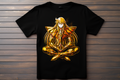 T-shirt Saint Seiya - Shaka Kitsune Print Studio