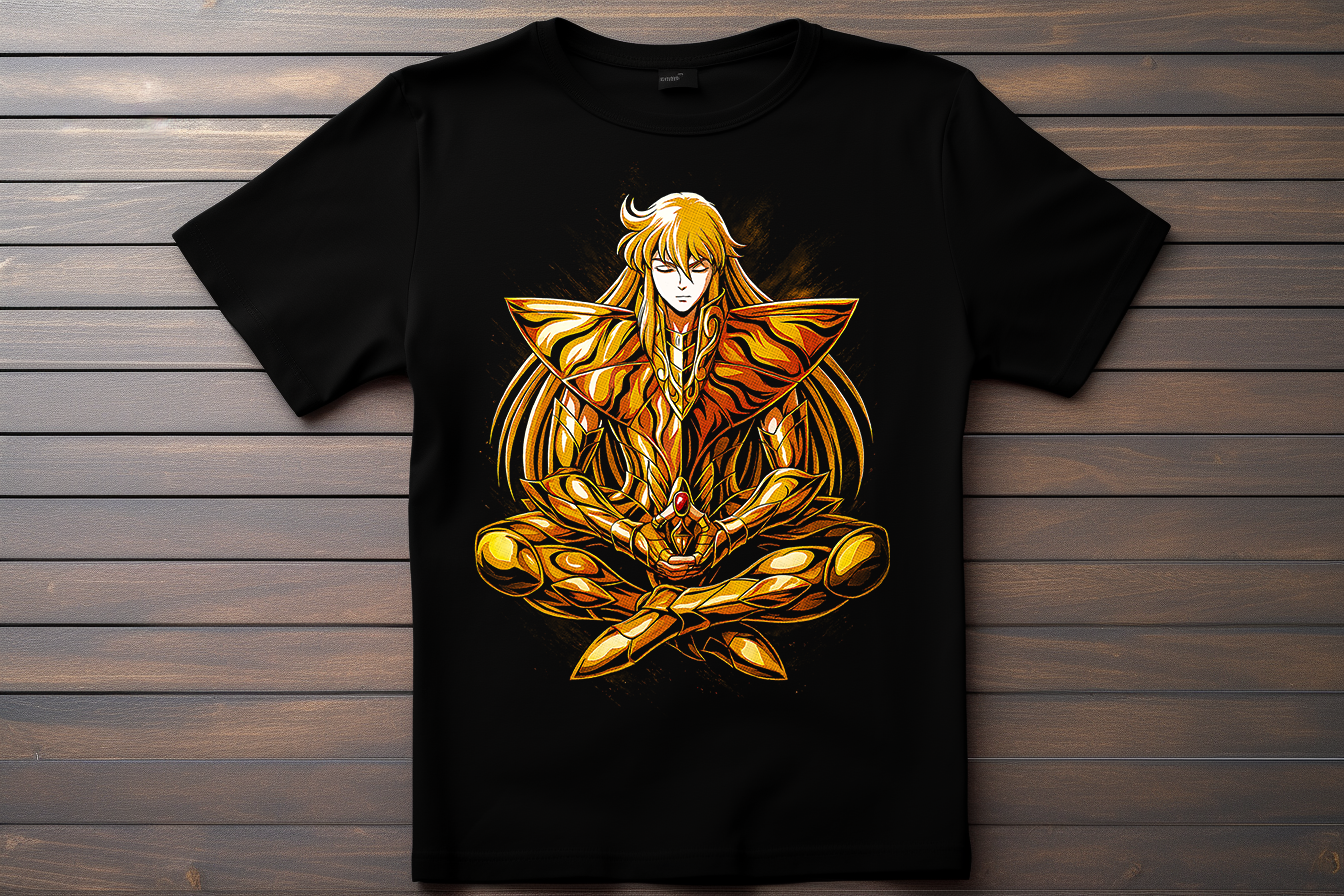 T-shirt Saint Seiya - Shaka Kitsune Print Studio