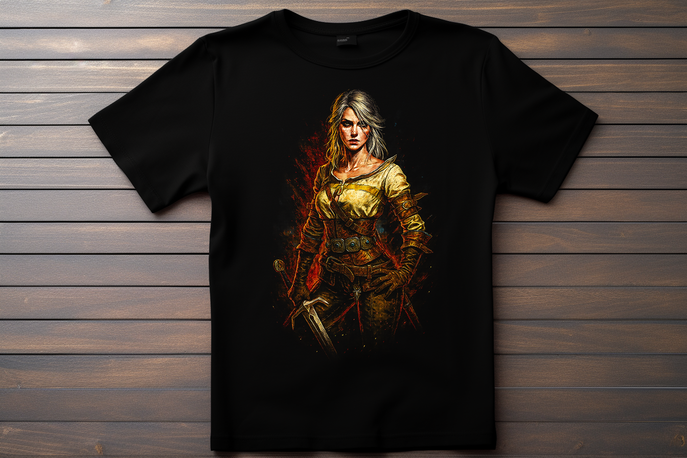 T-shirt The Witcher - Ciri Kitsune Print Studio