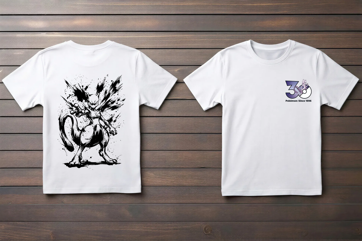 T-shirt Mewtwo 30 ans Kitsune Print Studio